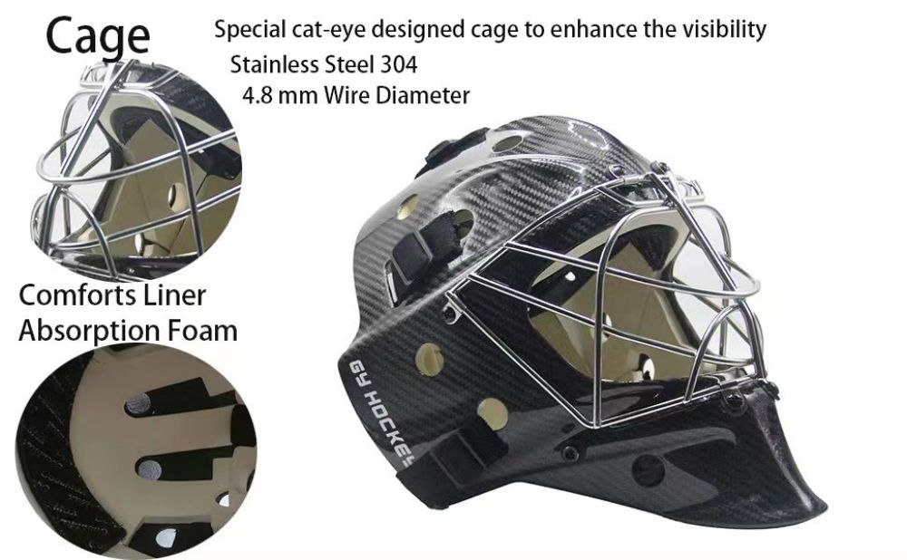 Ngenalke Helm Kiper Hoki Es