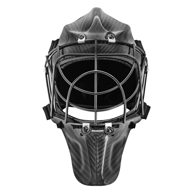 Kualitas dhuwur 100% serat Karbon saka Floorball Helm