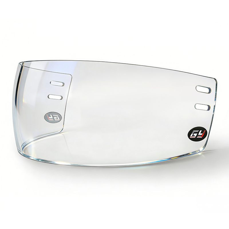 Anti-Kabut Gores-Tahan HD Ice Hockey Visor | Visor Polikarbonat Cakupan Sedheng