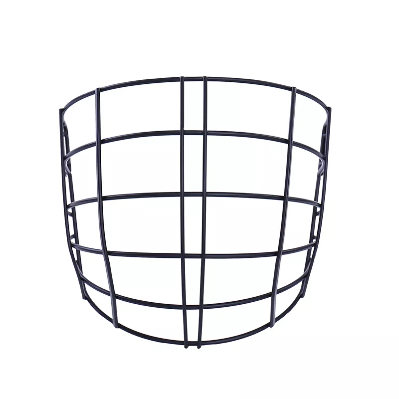 Black Hockey Player Helm Cage