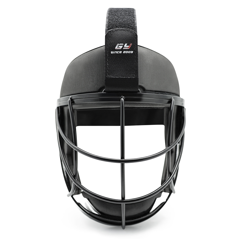 Cat-mripat Field Hockey Defense Topeng - Black Metal Penalti Corner Gear Goalie