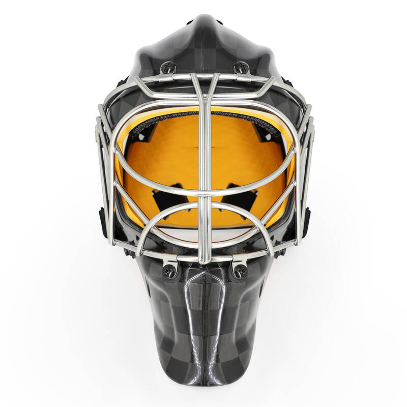Helm Kiper Hoki Serat Karbon Cat Eyes