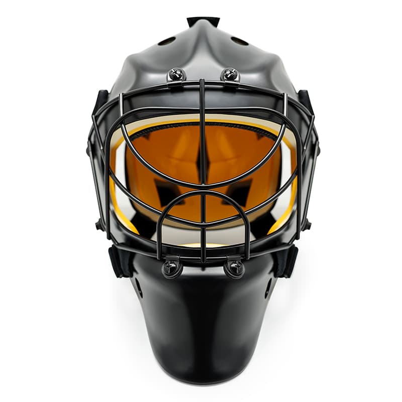 Helm Kiper Hoki Lapangan Mata Kucing Stainless Steel Kustom