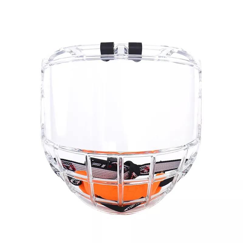 Full Face Protèktif Hockey Player Helm Cage kanggo Senior