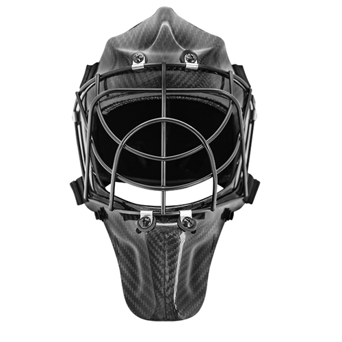 Kualitas dhuwur 100% serat Karbon saka Floorball Helm