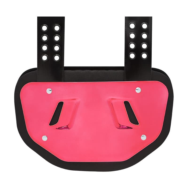 Pro-Grade Chromeshield Back Plate | Perlindhungan Tulang Belakang Dirating Impact kanggo Linemen & Linebackers
