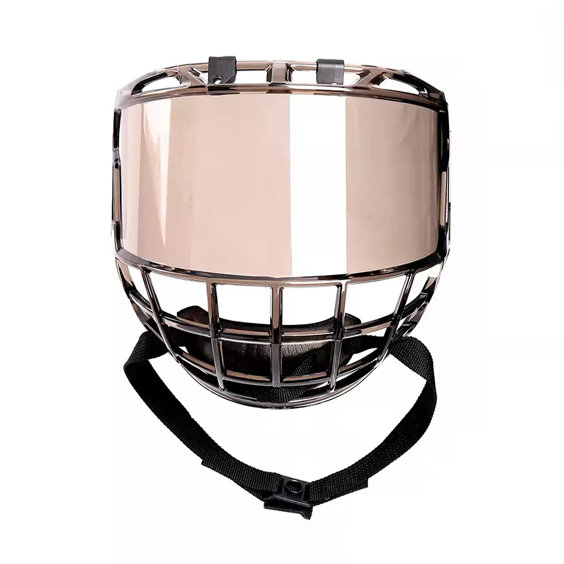 Smoke Hockey Player Helm Cage kanggo Senior