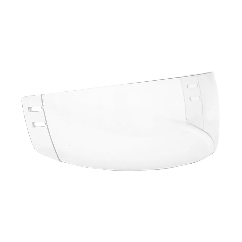 Transparan Injeksi Molded Hockey Visor