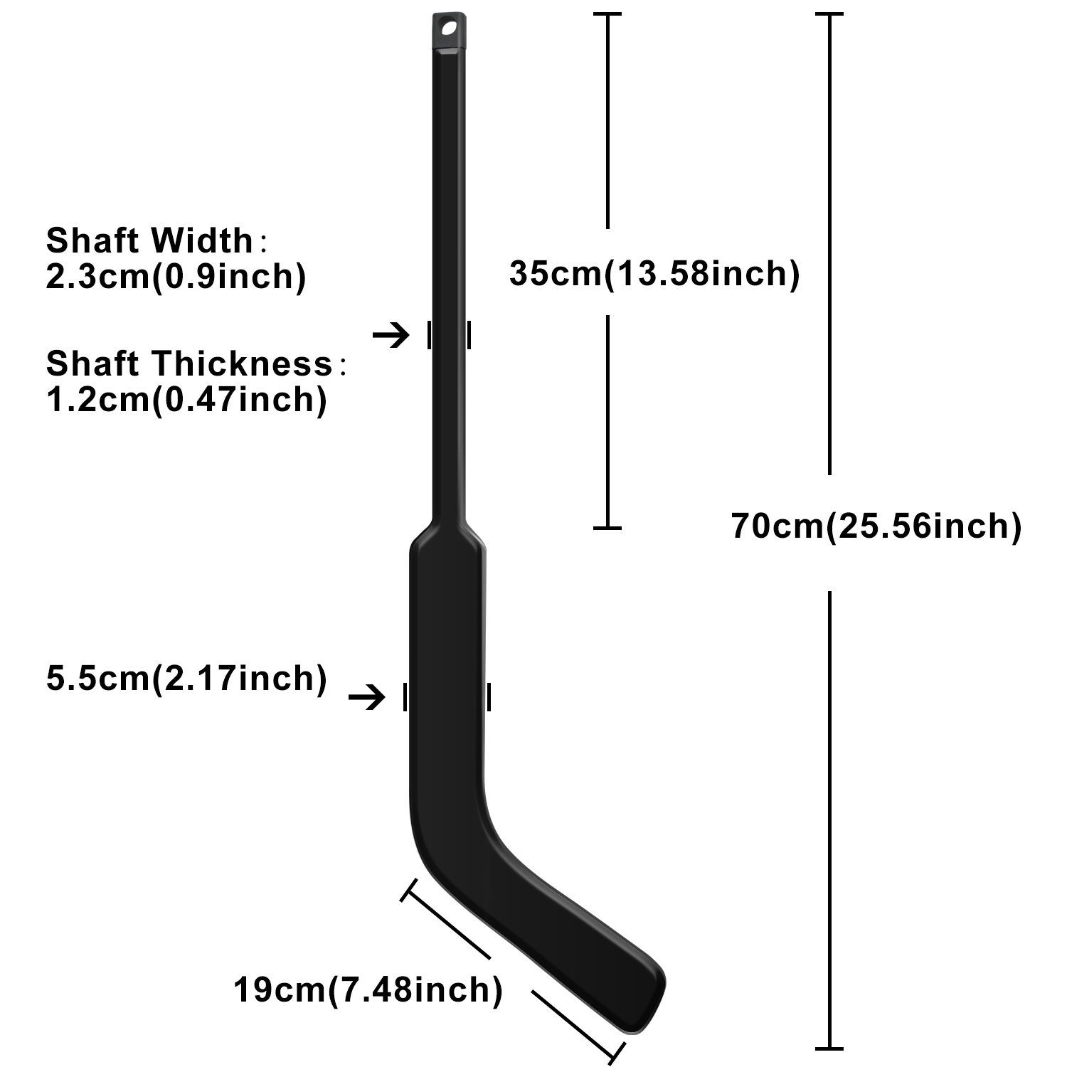 Remaja Fiberglass Mini Ice Hockey Kiper Stick - Pilihan Top kanggo Kiper enom
